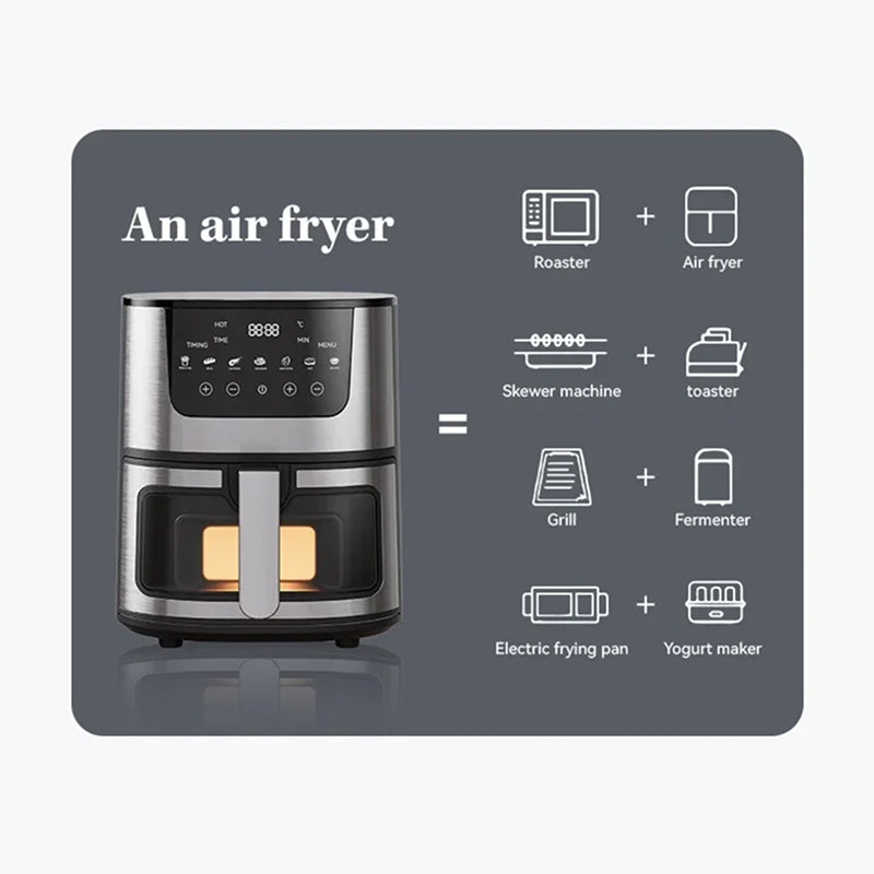 WizHeat 7L Air Fryer 2400W with Viewing Window