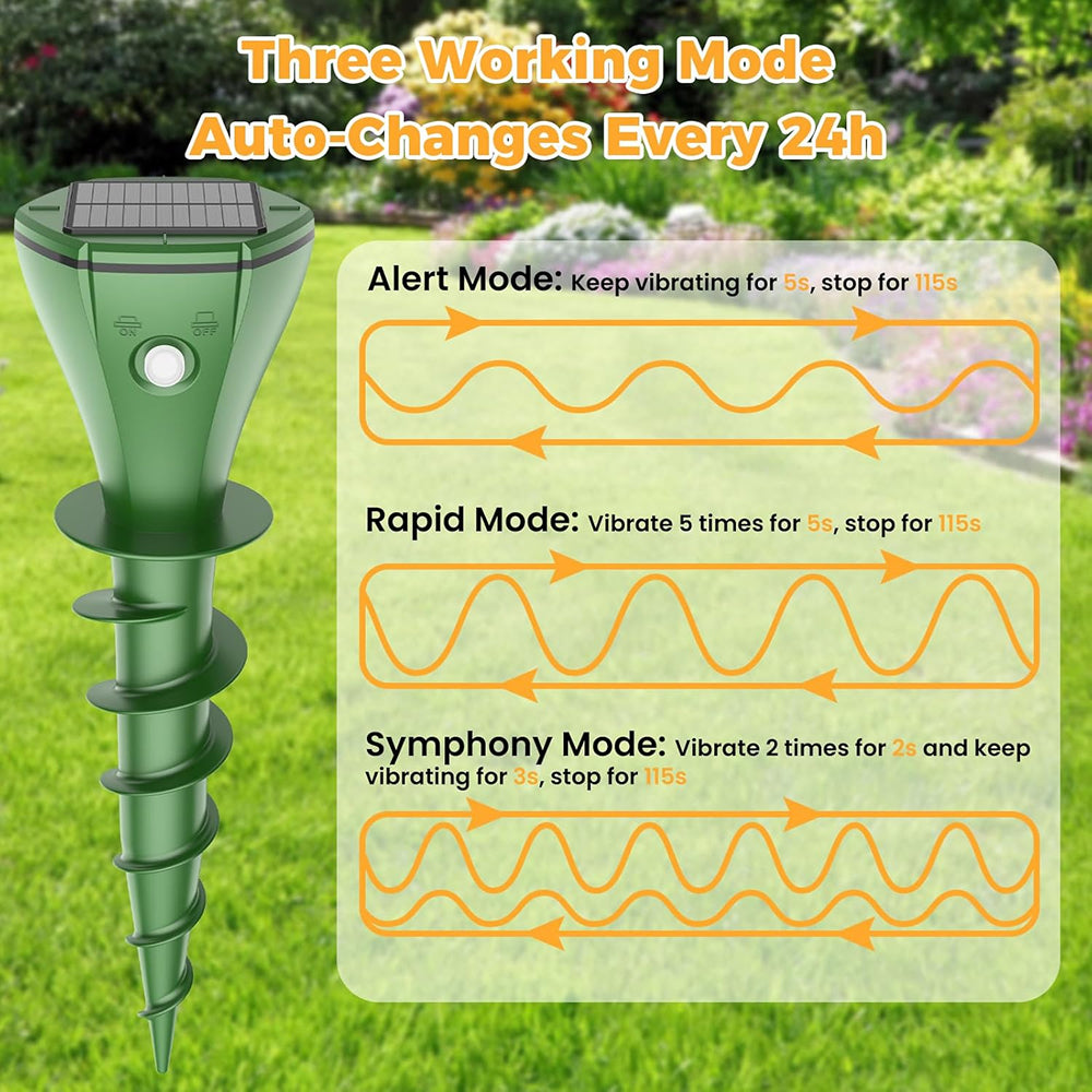 HumRavix Ultrasonic Mole Repeller