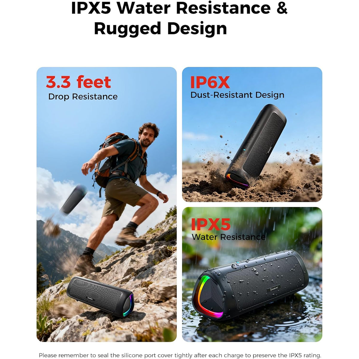 EchoWildi Portable Speaker for Outdoors