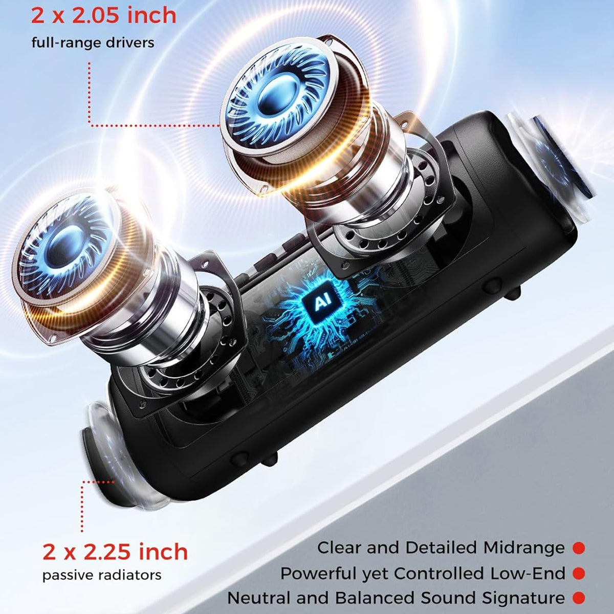 EchoWildi Portable Speaker for Outdoors