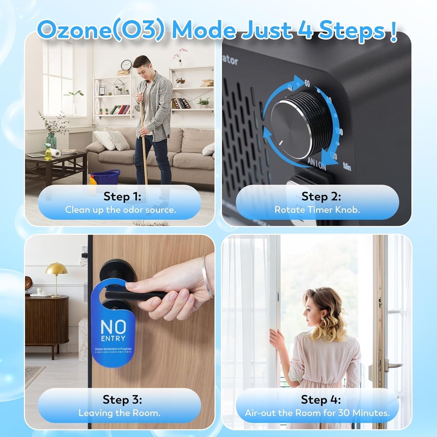 OzoPurex Ozone Generator & Negative Ion Air Purifier