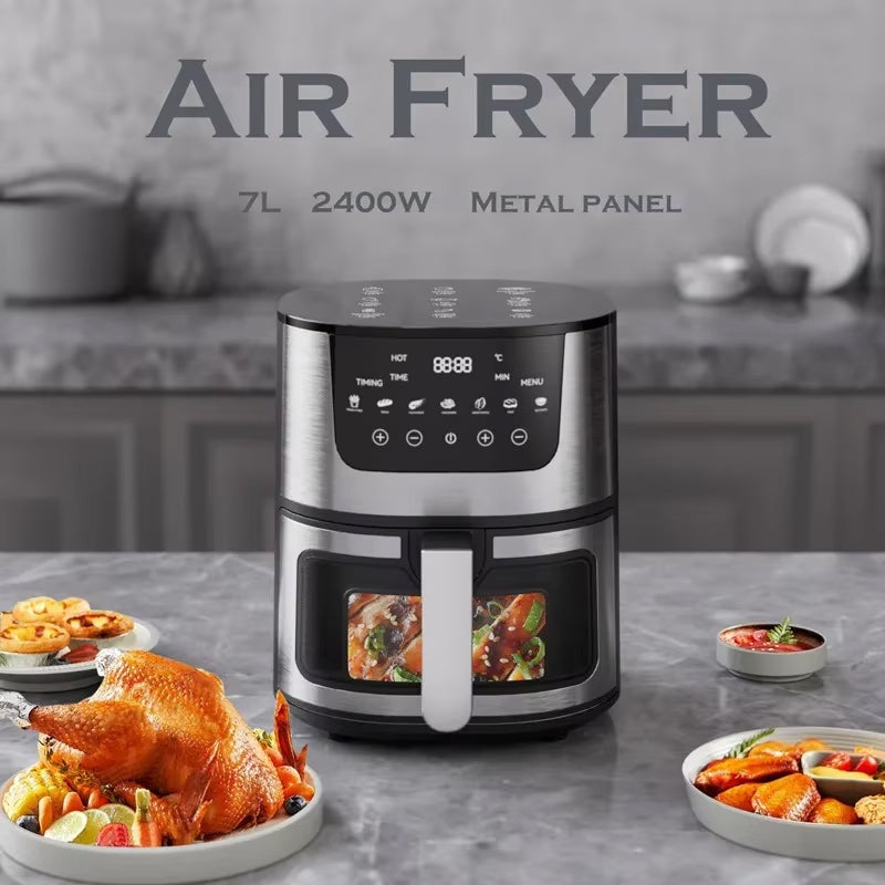 WizHeat 7L Air Fryer 2400W with Viewing Window
