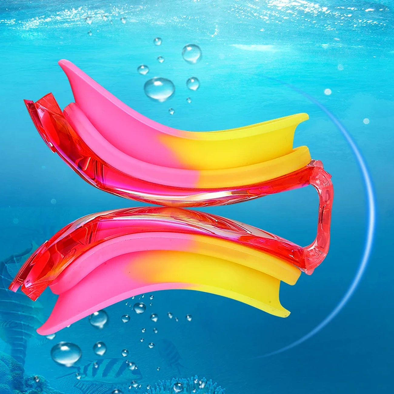 KidSeesal Anti-Fog Kids Swim Goggles with 180° Panoramic View