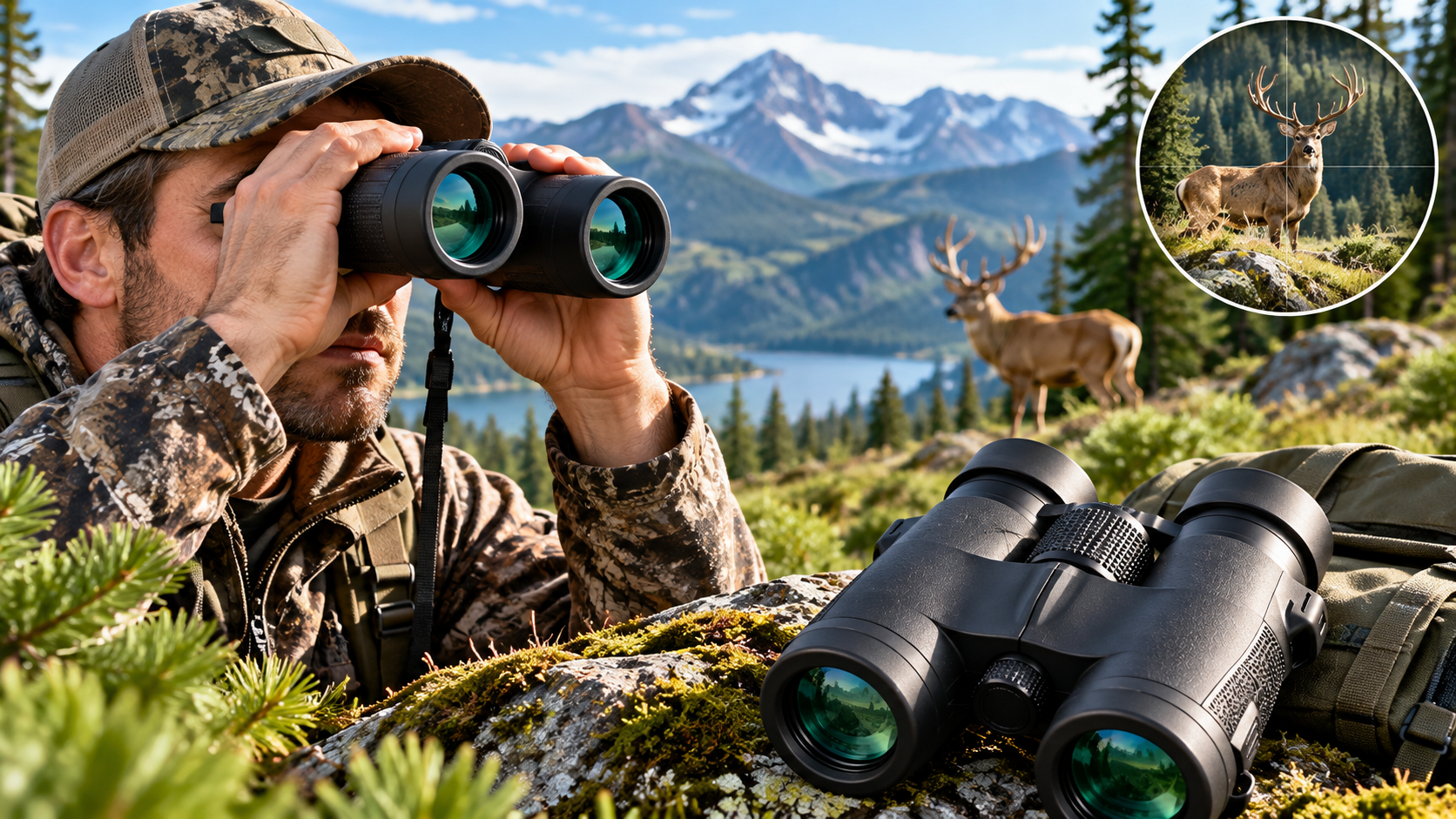 Zyrkavo 8x32 Hunting Binocular | IPX7 Waterproof & Fogproof