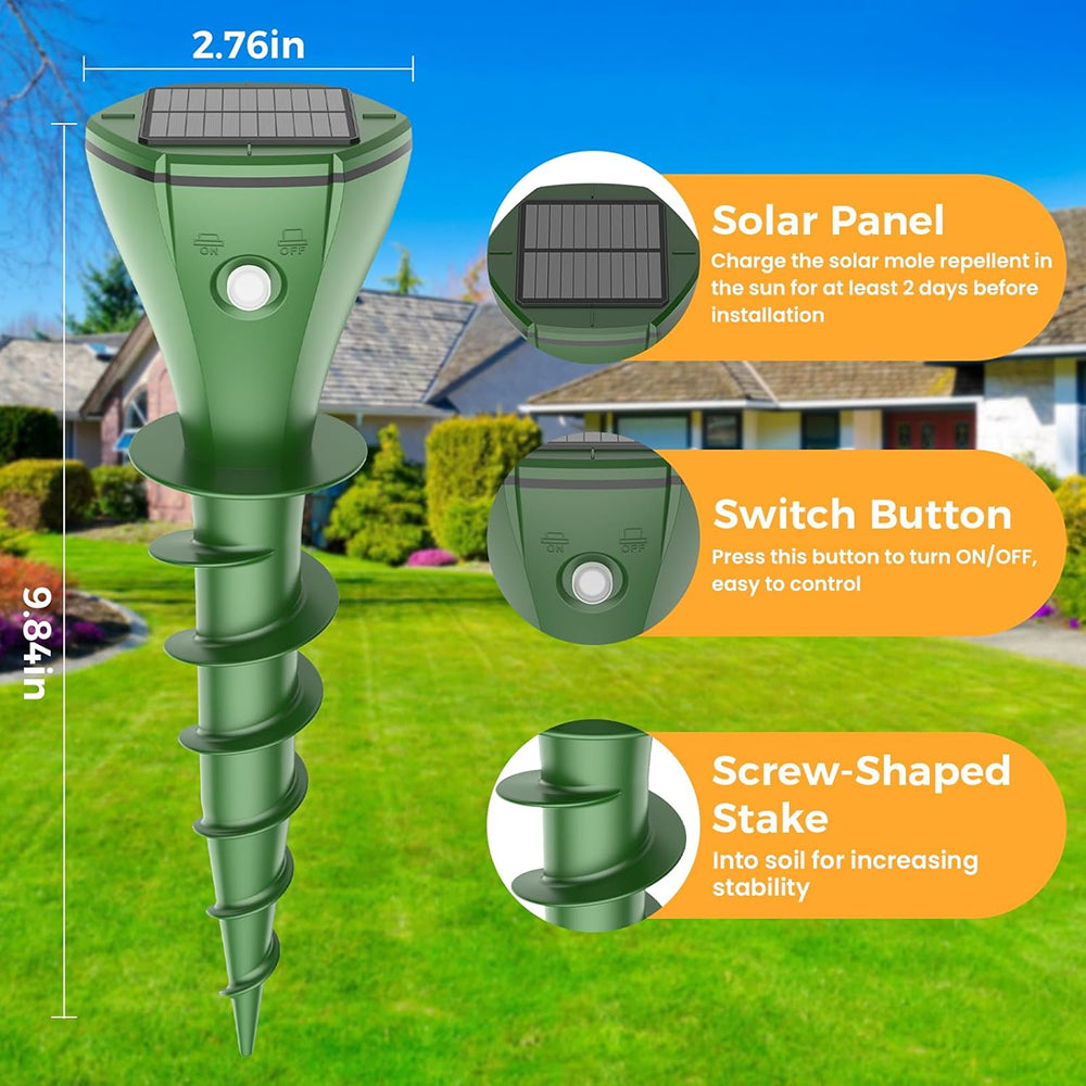 HumRavix Ultrasonic Mole Repeller