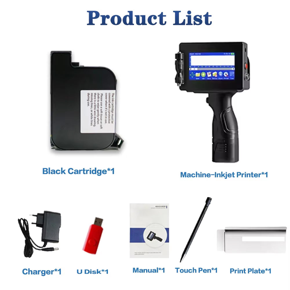 HandyPrin Handheld Inkjet Printer 600 DPI Portable Coder