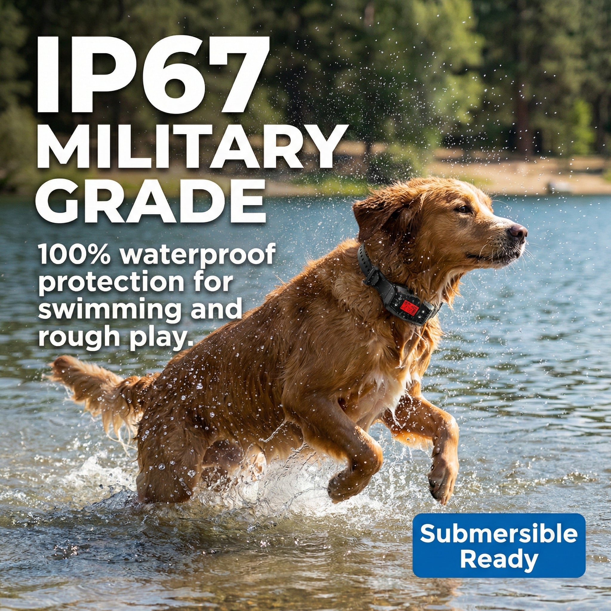 HavinFen Military-Grade GPS Virtual Dog Fence & Tracker