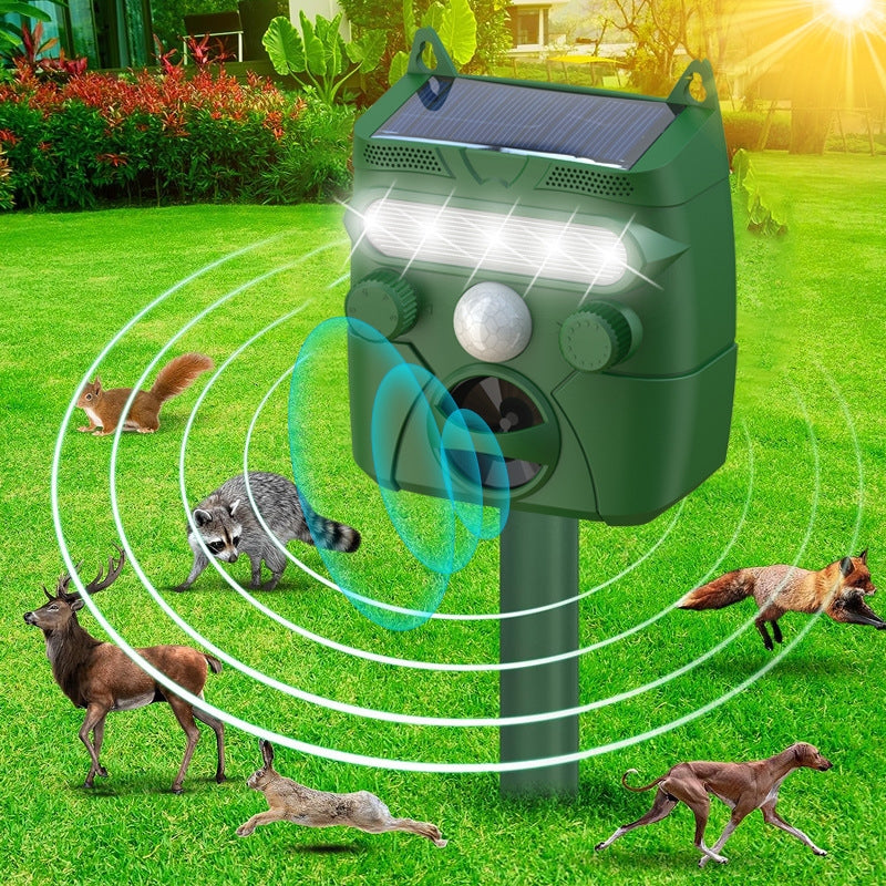 FendGady Ultrasonic Deer Repeller | Solar Powered Garden Deterrent
