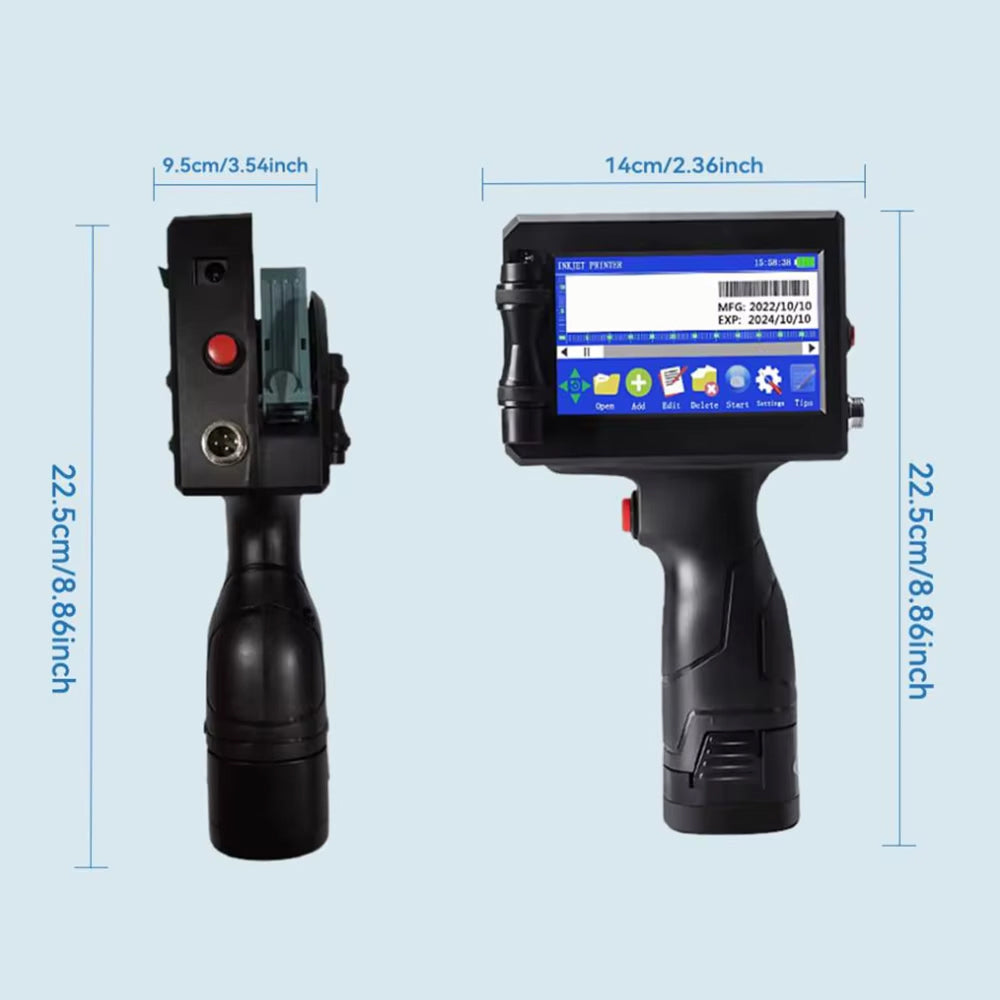 HandyPrin Handheld Inkjet Printer 600 DPI Portable Coder