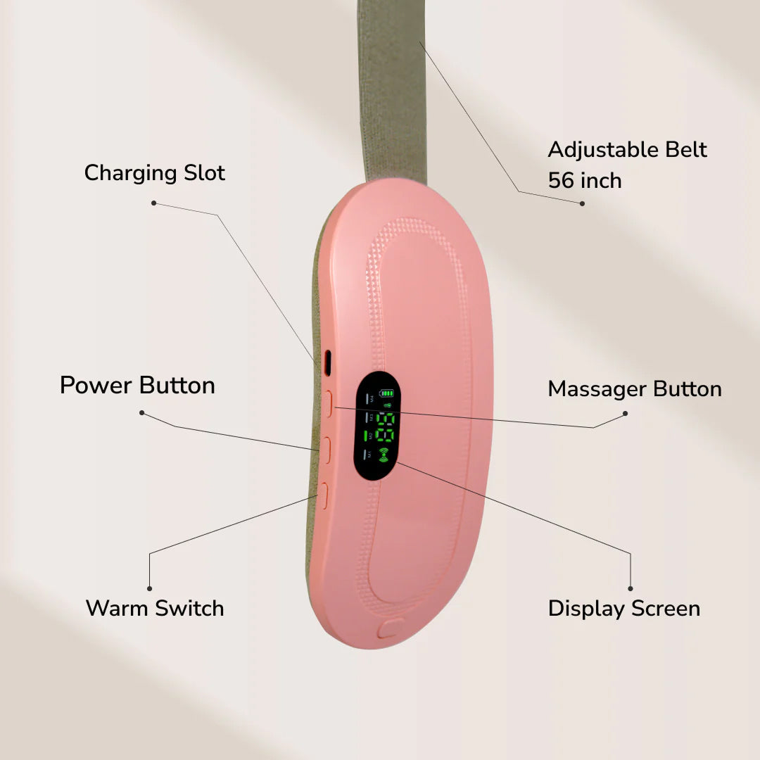 Adohotpad Cordless Menstrual Heating Pad with Massage