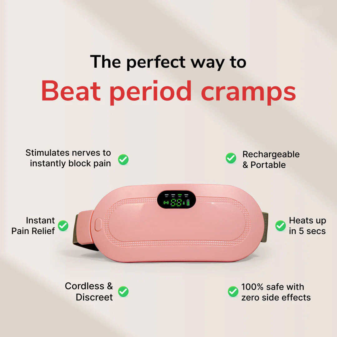 Adohotpad Cordless Menstrual Heating Pad with Massage