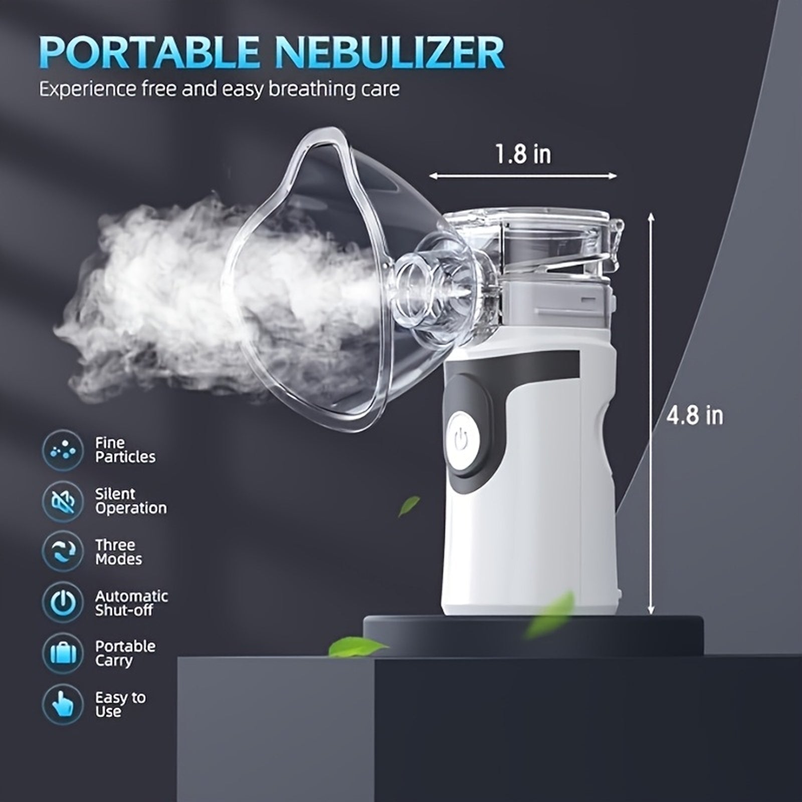 Portable Nebulizer for Asthma & COPD Relief