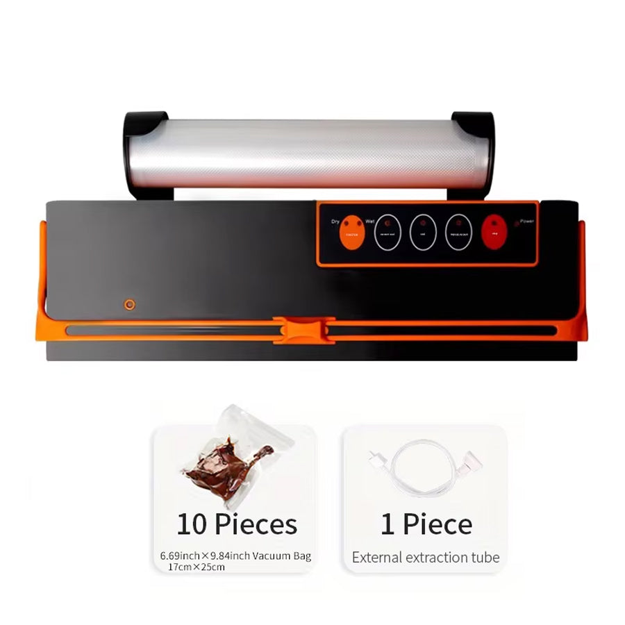 AirtieZip Double-Pump Food Vacuum Sealer | Continuous Sealing