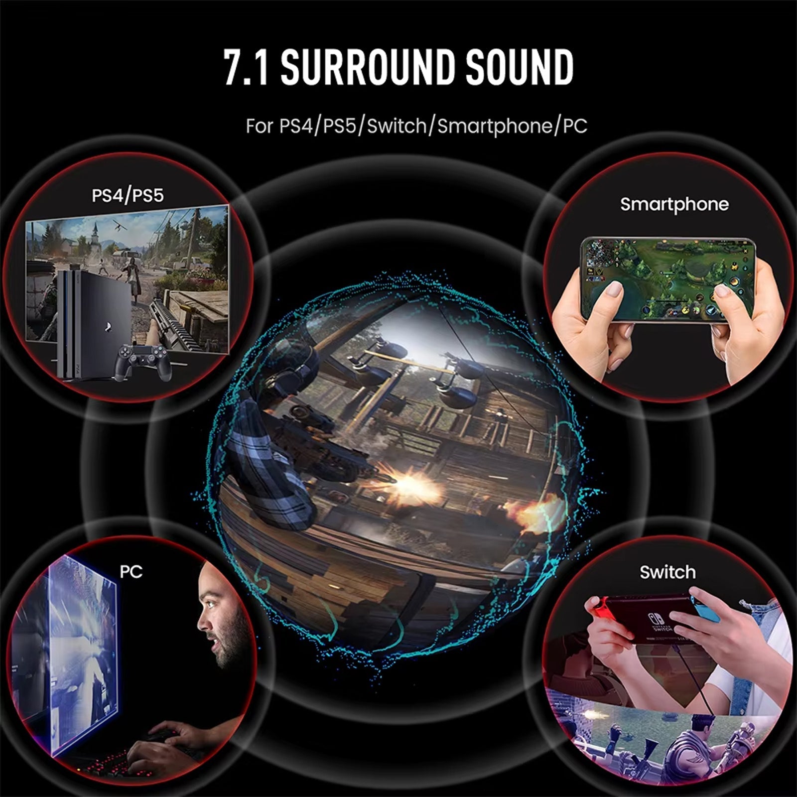 AuziHalo PC Gaming Headset