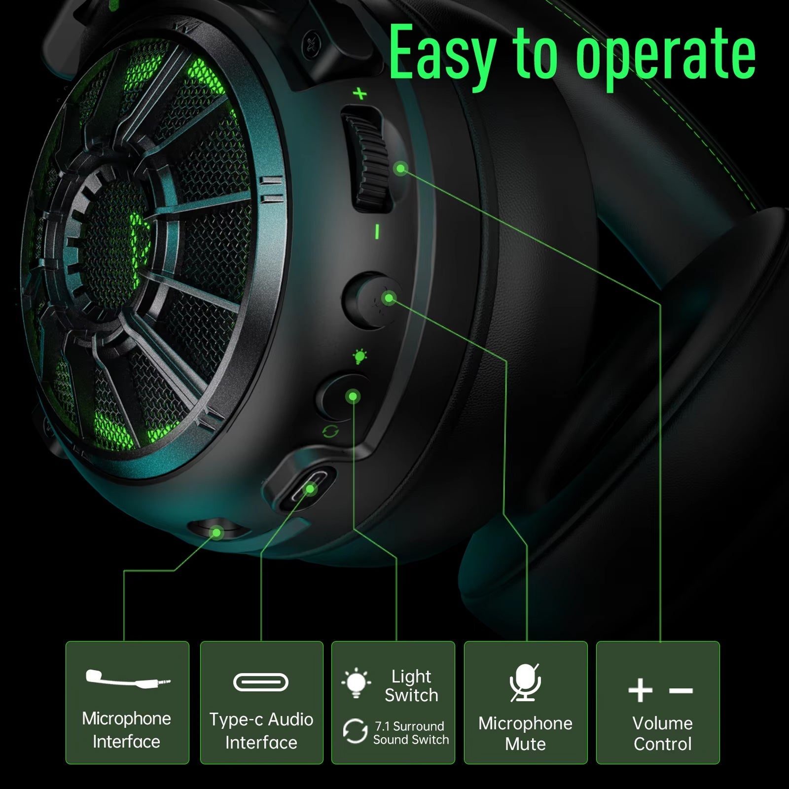AuziHalo PC Gaming Headset
