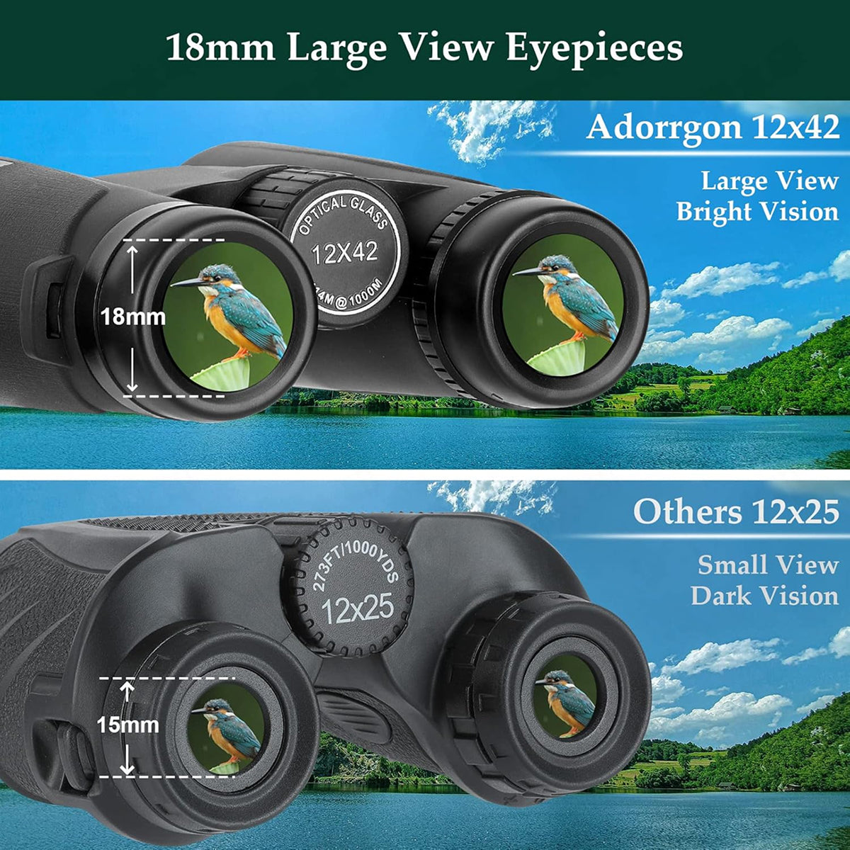 AvidiLens Binoculars for Bird Watching