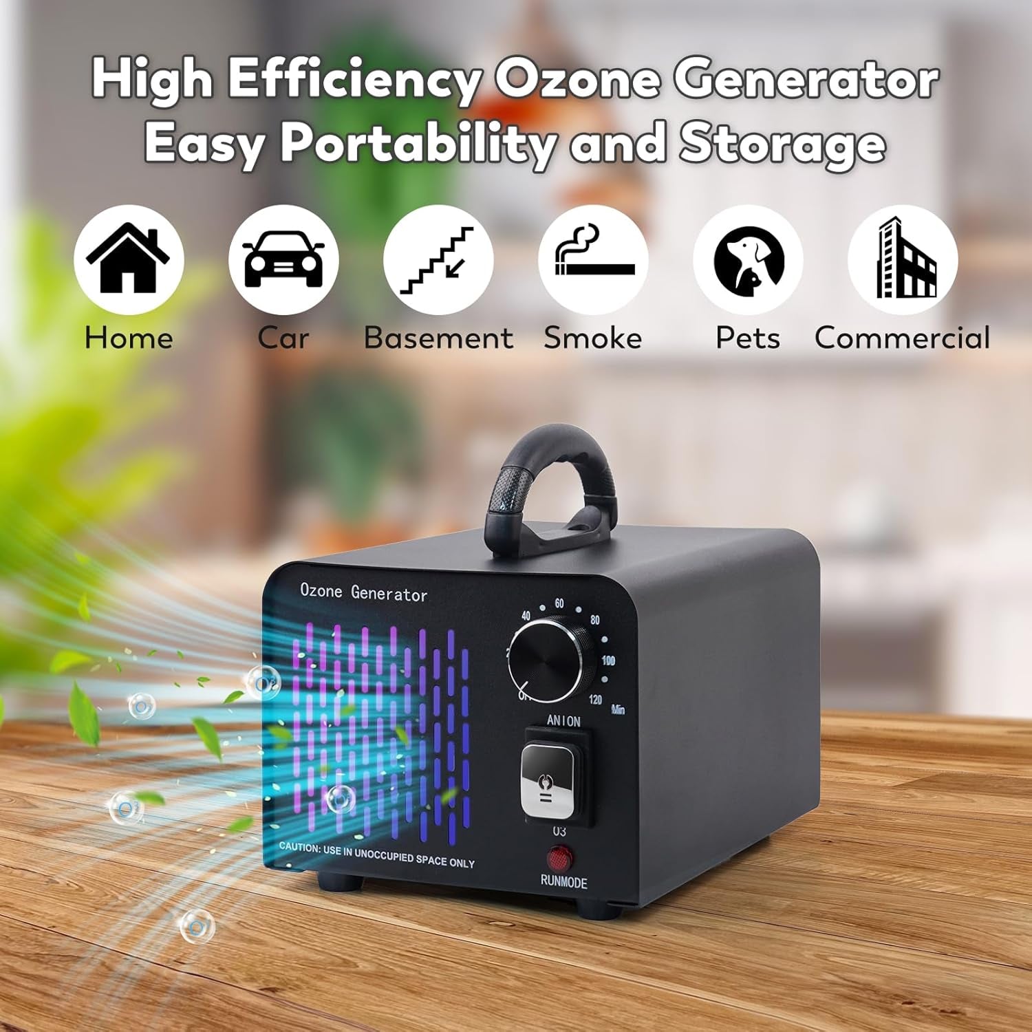 OzoPurex Ozone Generator & Negative Ion Air Purifier