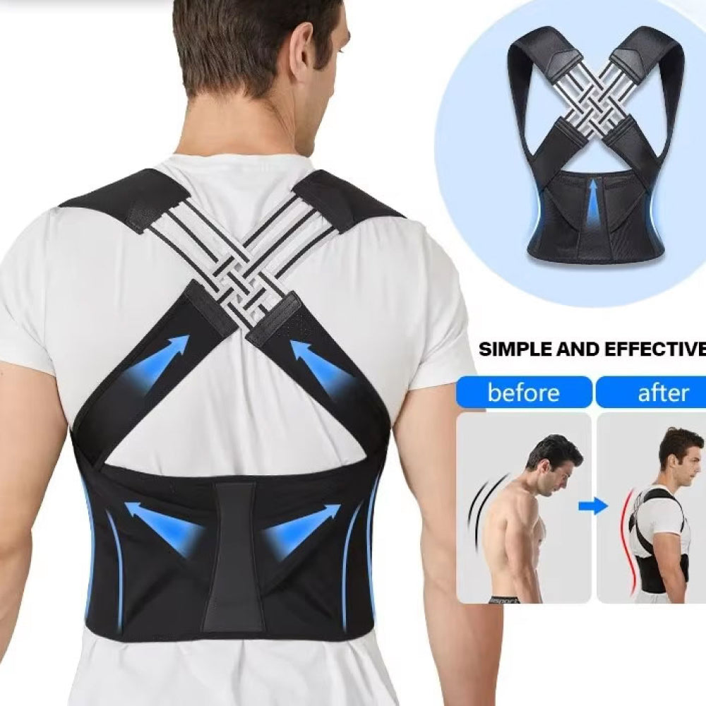 Bacosup Dual Metal Bar Posture Corrector for Back Pain Relief