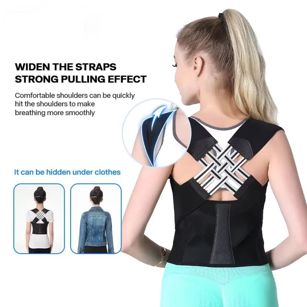Bacosup Dual Metal Bar Posture Corrector for Back Pain Relief