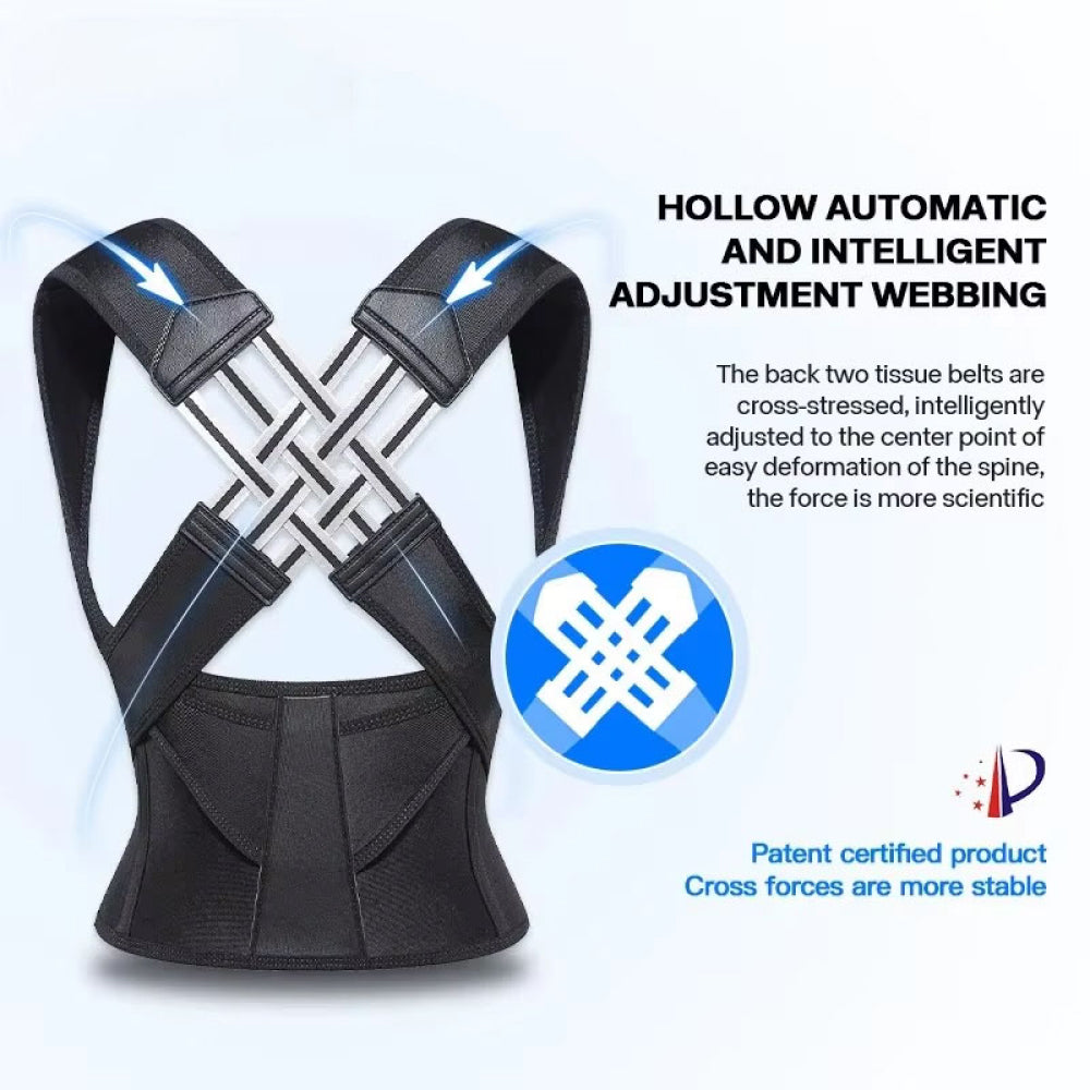Bacosup Dual Metal Bar Posture Corrector for Back Pain Relief