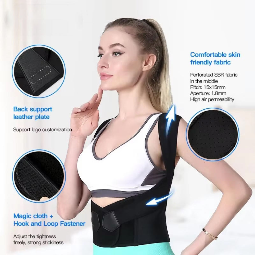 Bacosup Dual Metal Bar Posture Corrector for Back Pain Relief
