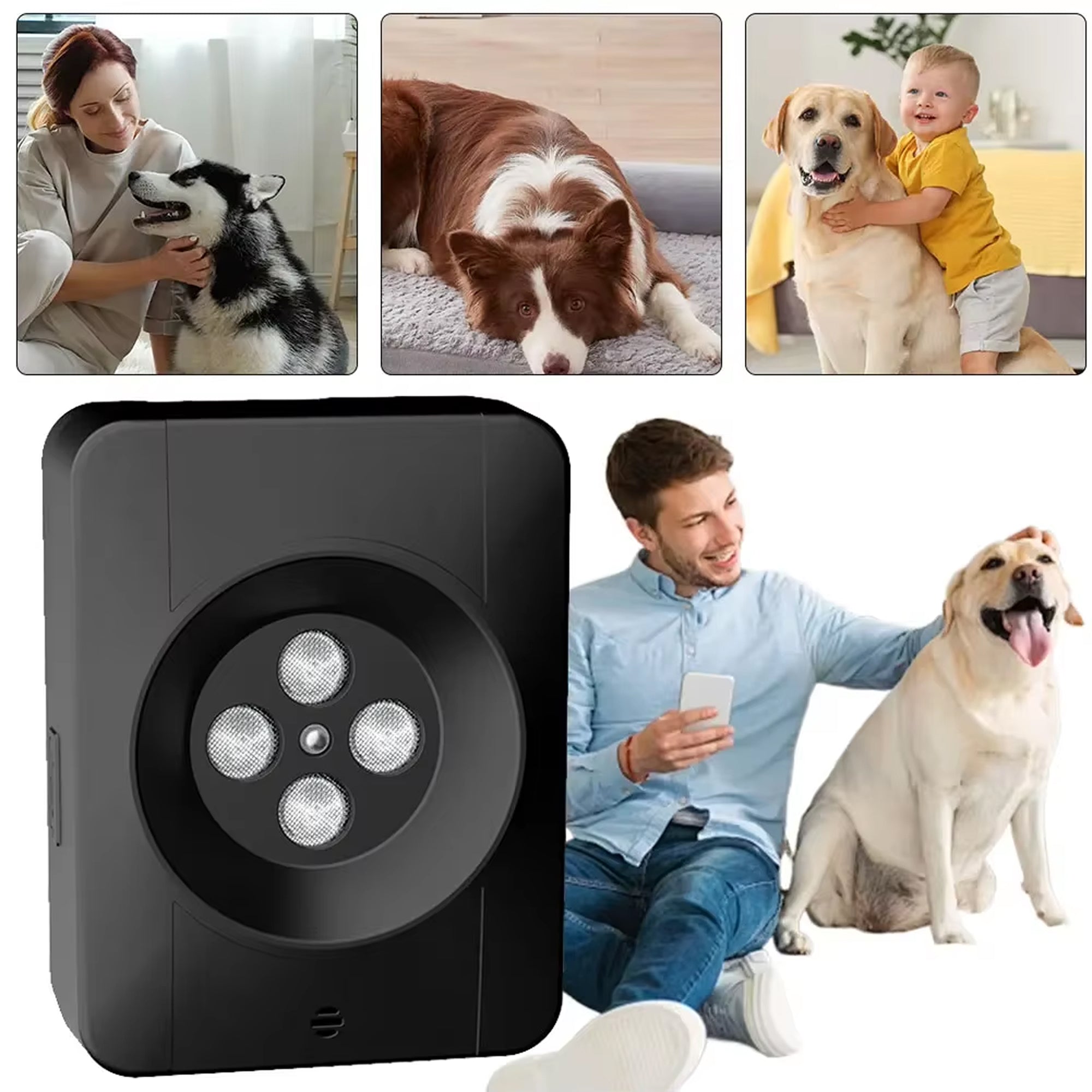 Barkren Ultrasonic Dog Barking Deterrent US Weatherproof Device