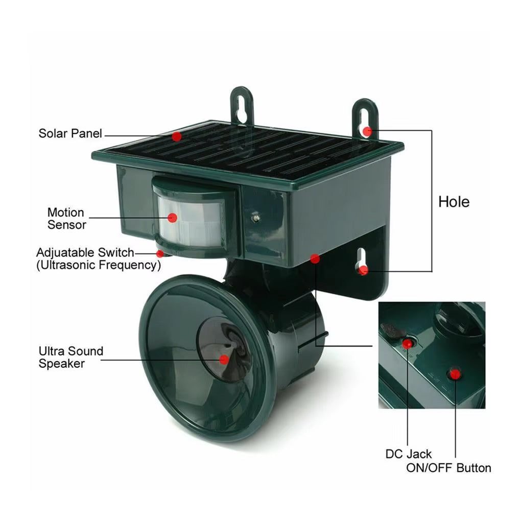 NosenicX Professional Solar Powered Bat Repellent