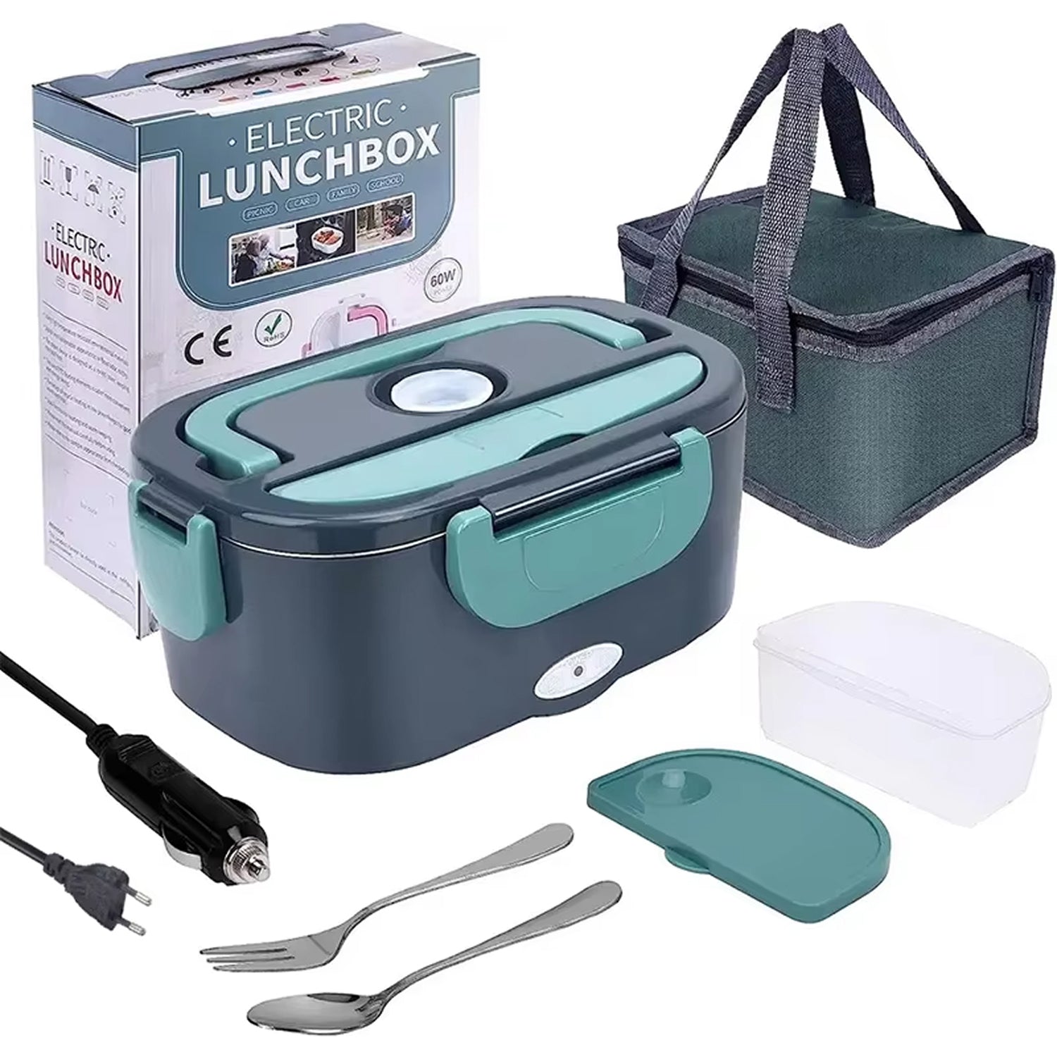 BentoHiti Electric Heated Lunch Box for Car and Office