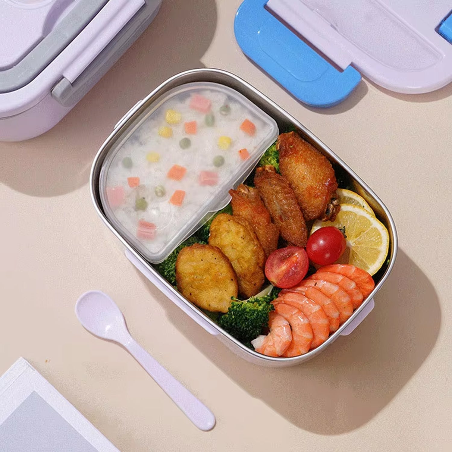 BentoHiti Electric Heated Lunch Box for Car and Office