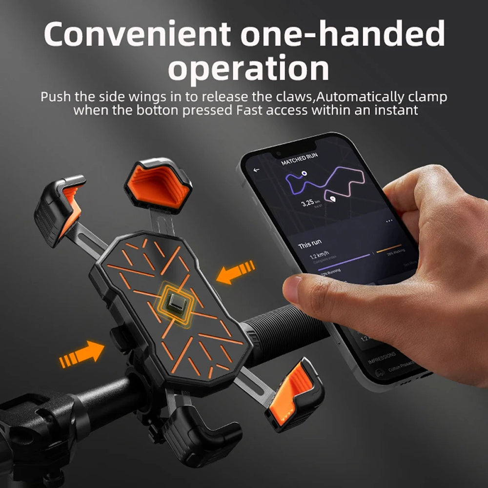 BikeClawi Universal Motorcycle and Bicycle Phone Mount