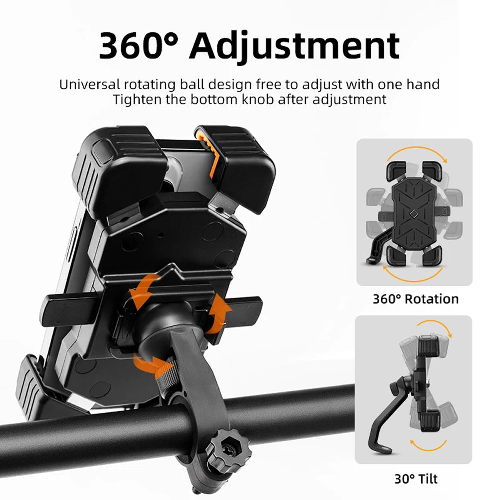 BikeClawi Universal Motorcycle and Bicycle Phone Mount