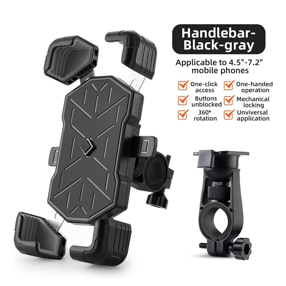 BikeClawi Universal Motorcycle and Bicycle Phone Mount