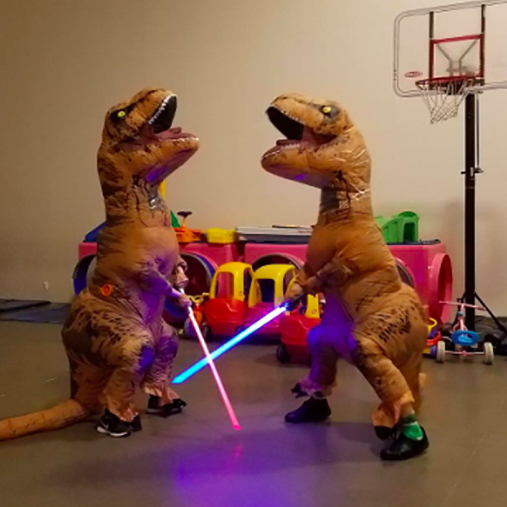 BooSpuk Inflatable Dinosaur Costume for Adults & Teens