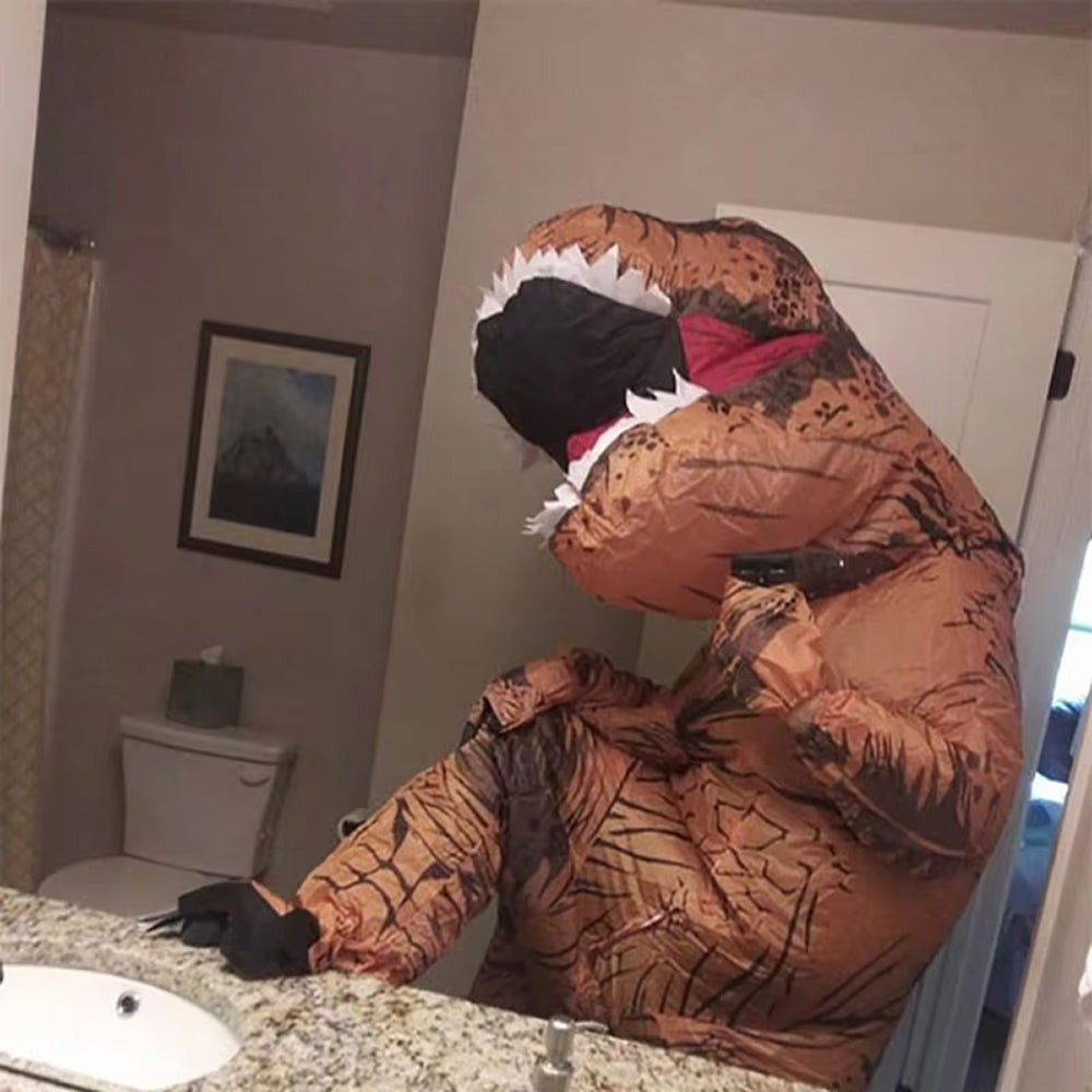 BooSpuk Inflatable Dinosaur Costume for Adults & Teens