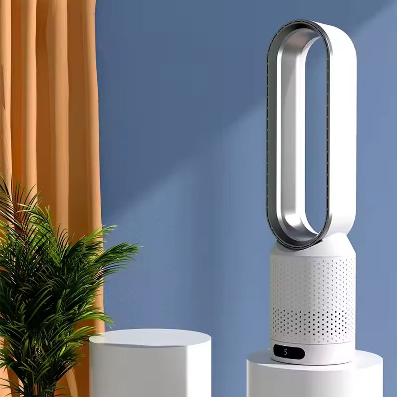 Breezaic Bladeless Tower Fan with UV Air Purification