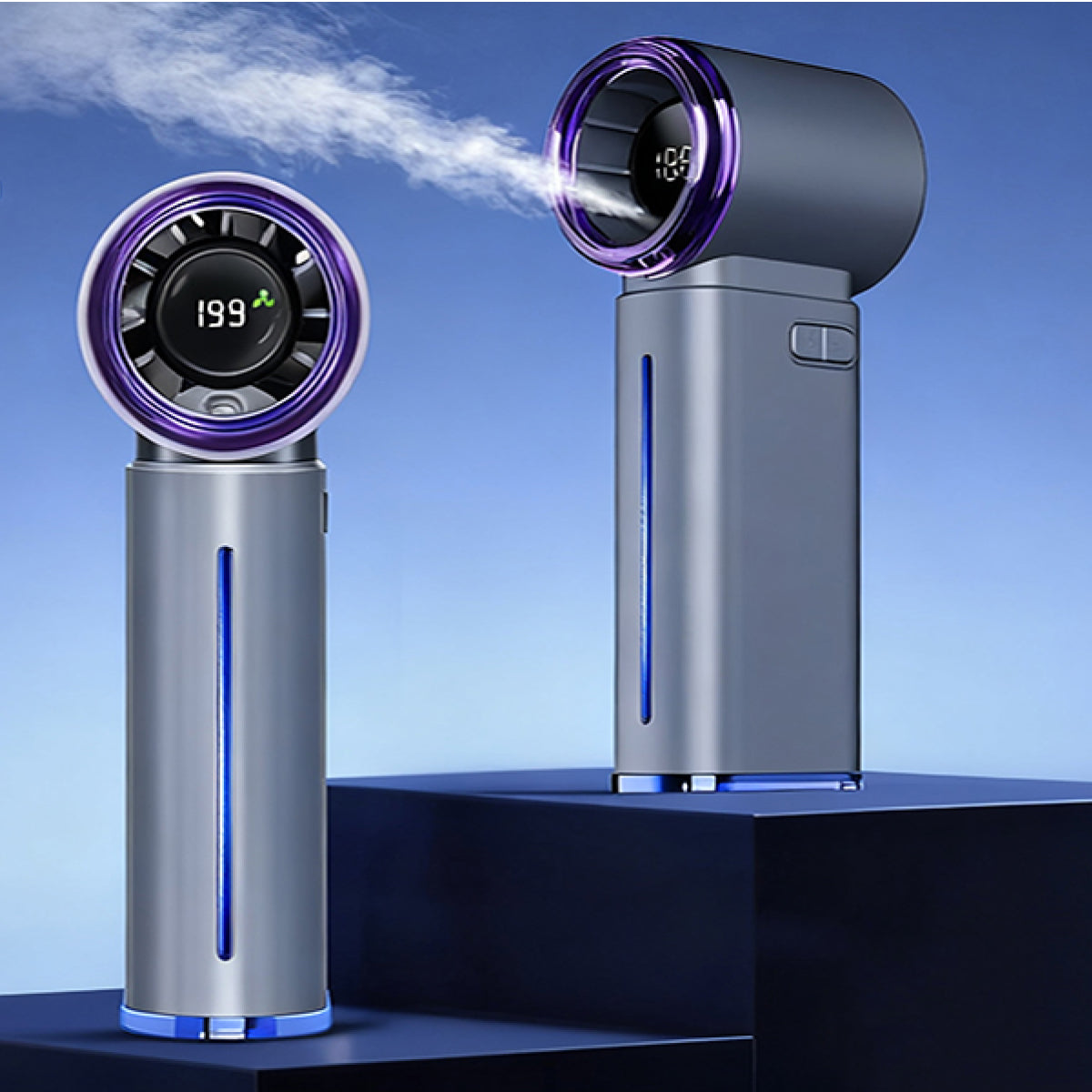 BrizeeFan 3-in-1 Turbo Handheld Fan with Misting Hydration