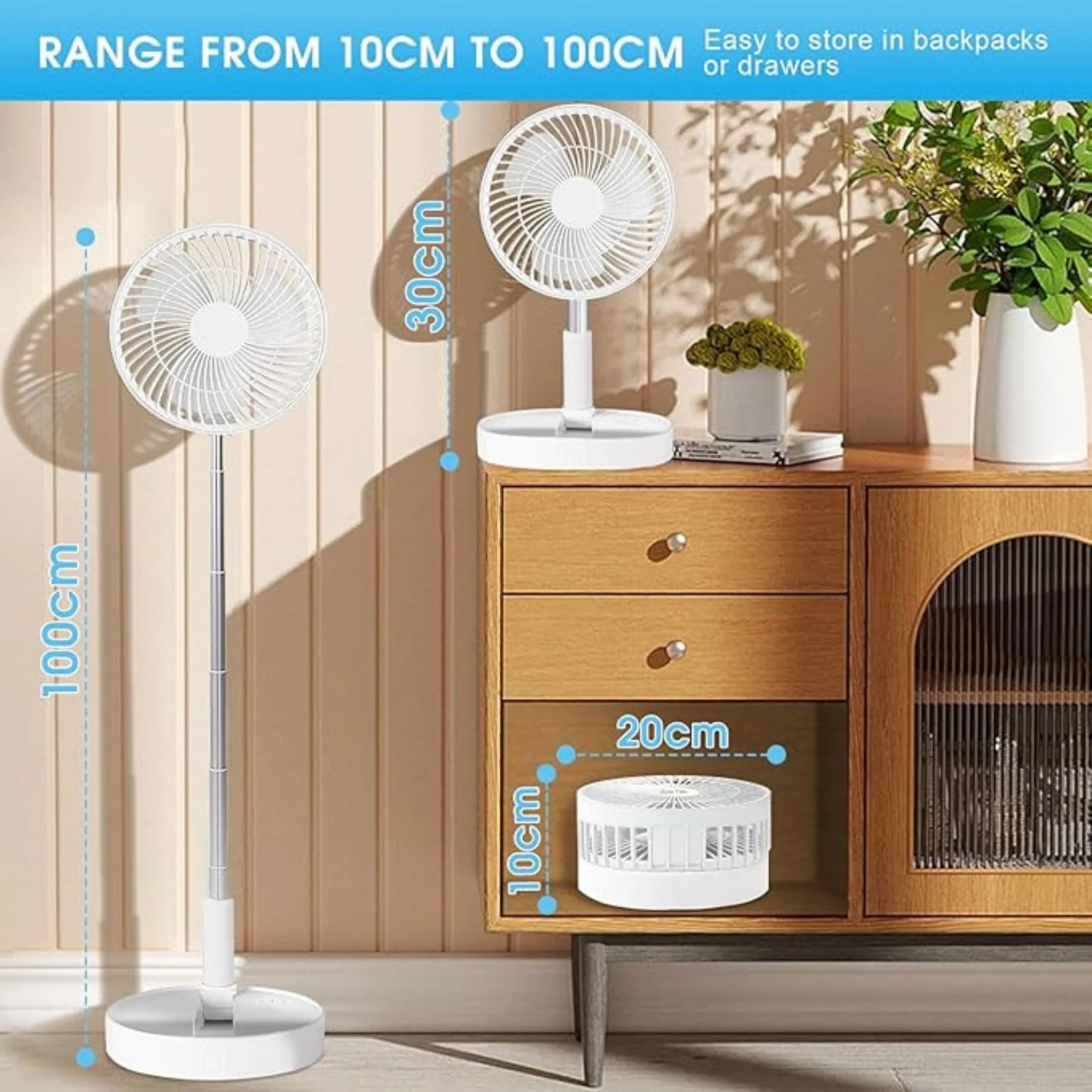 BrizkoLix Eco-Friendly Portable Cooling Fan