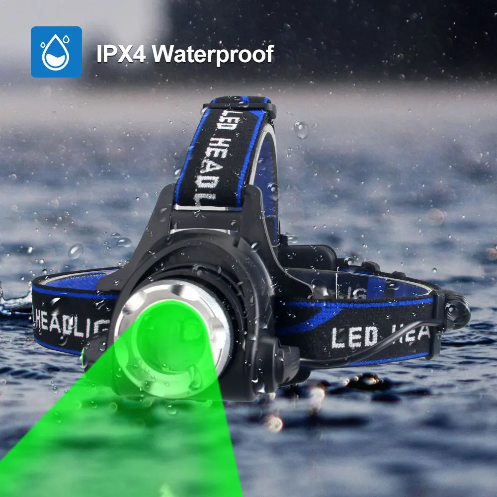 PredLyd Stealth Hunting LED Headlamp with UV Blood Tracker