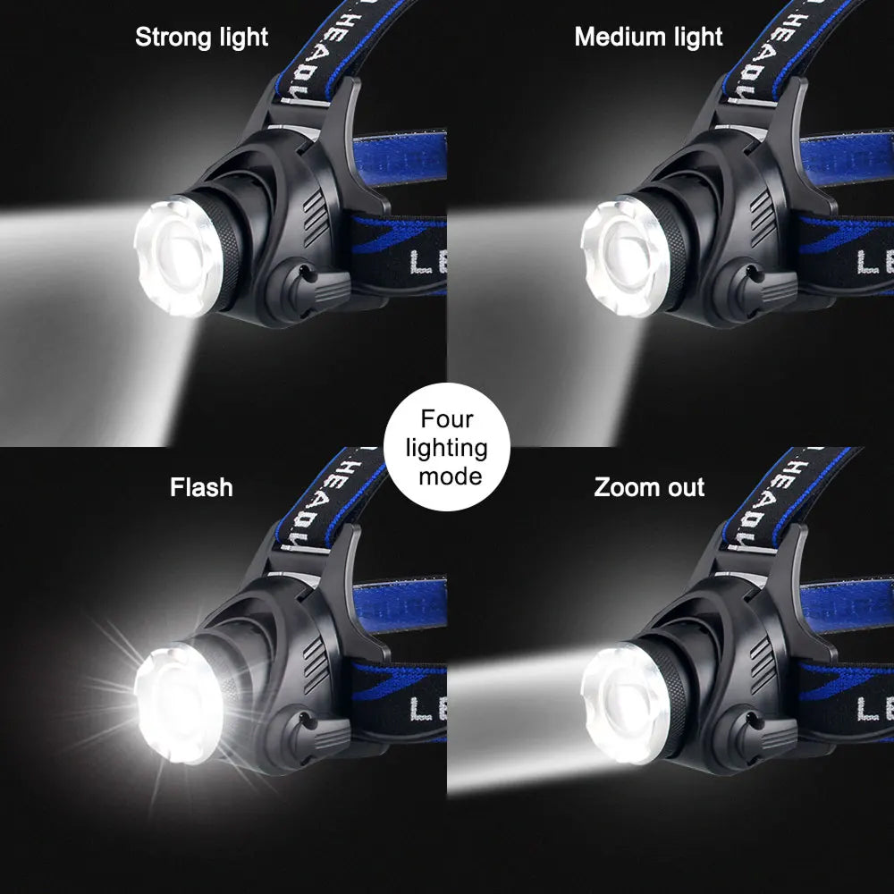 PredLyd Stealth Hunting LED Headlamp with UV Blood Tracker