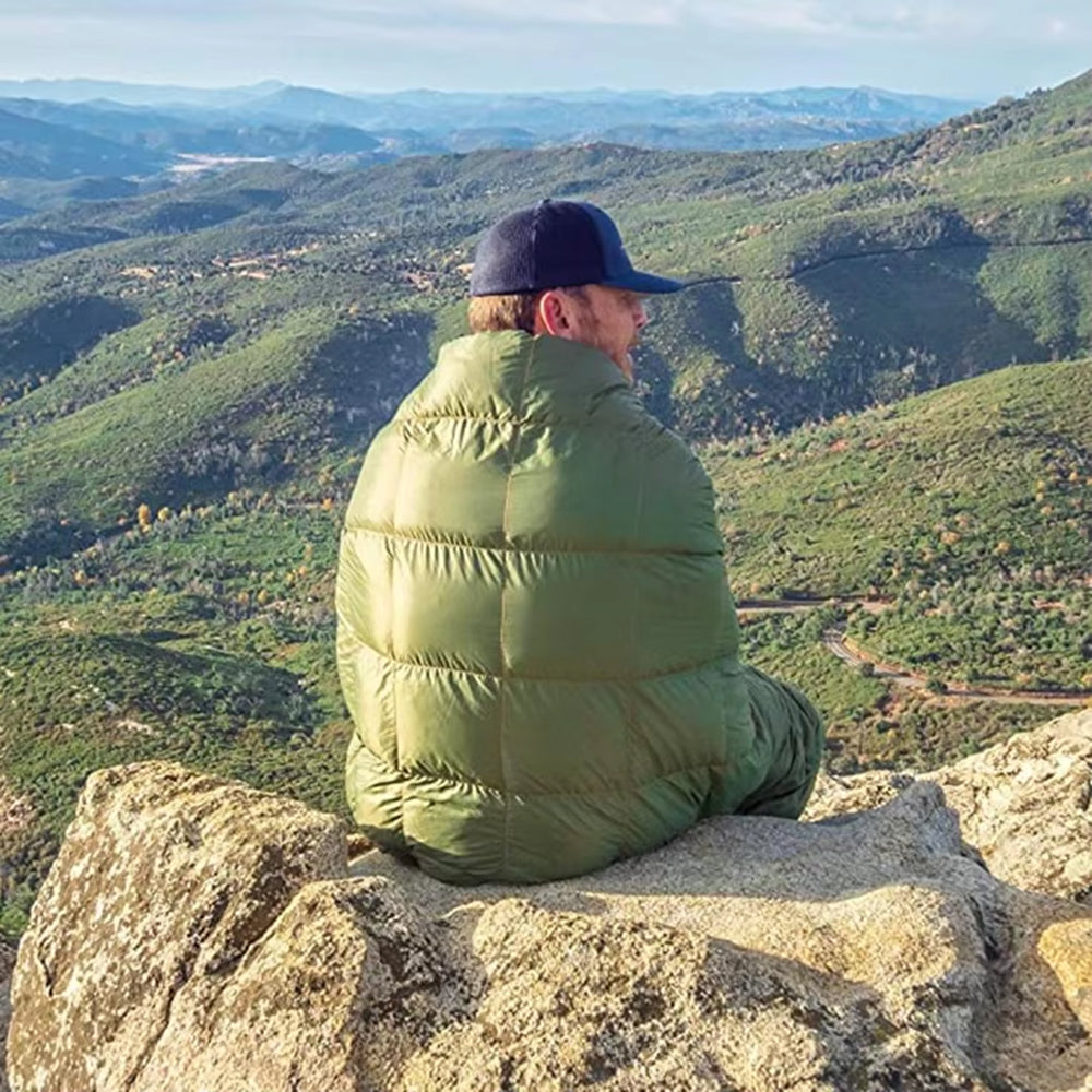 CampHuggi Wearable Waterproof Camping Blanket for Outdoor