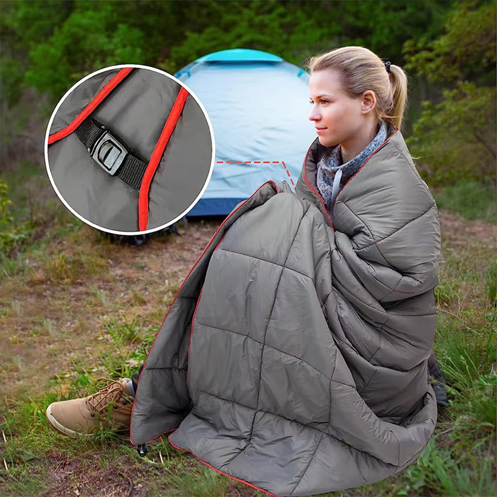 CampHuggi Wearable Waterproof Camping Blanket for Outdoor