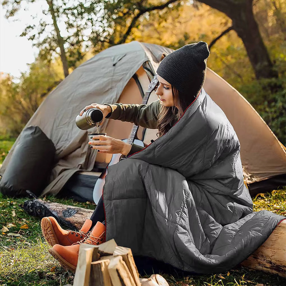CampHuggi Wearable Waterproof Camping Blanket for Outdoor