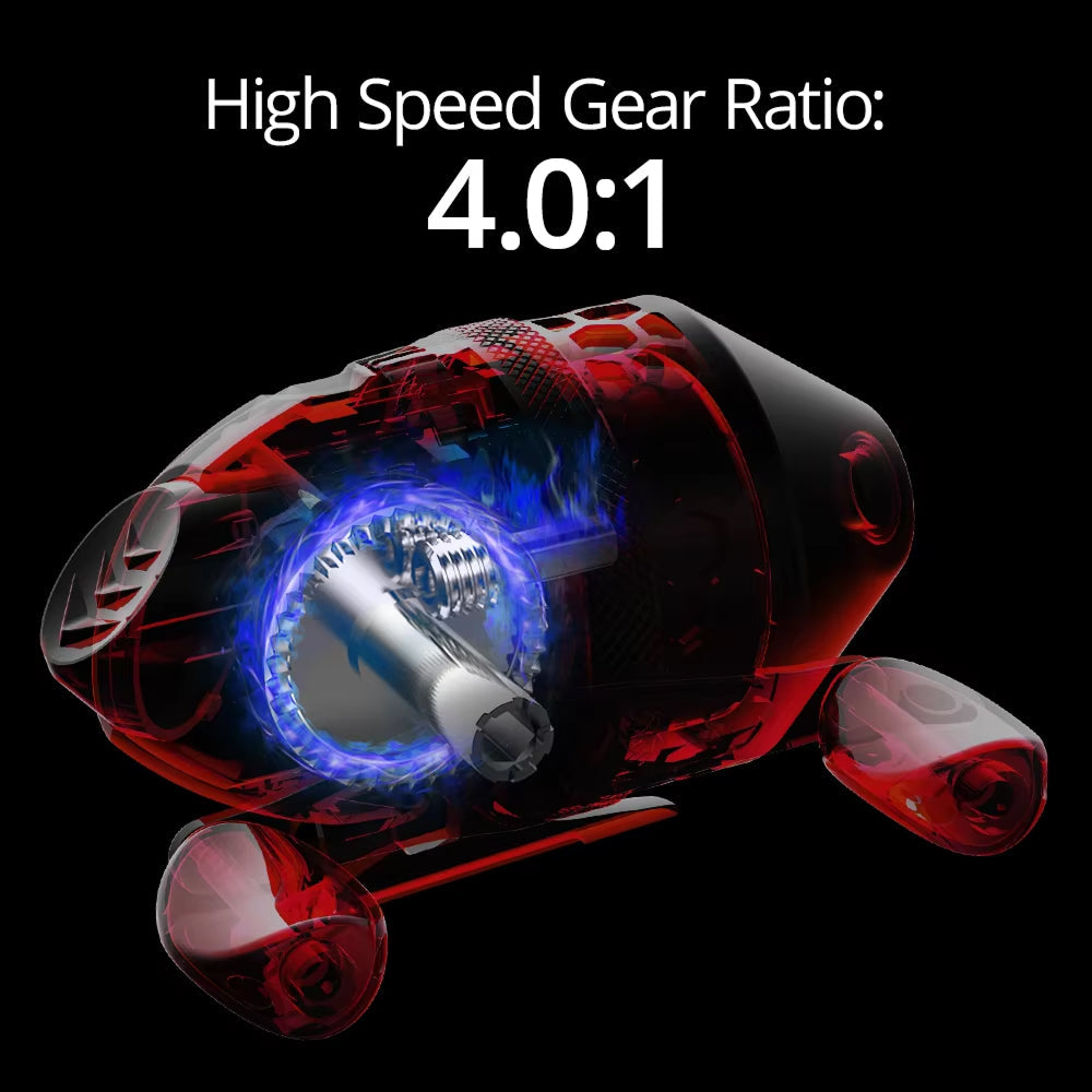 Professional High-Speed Spincast Fishing Reel for All Anglers