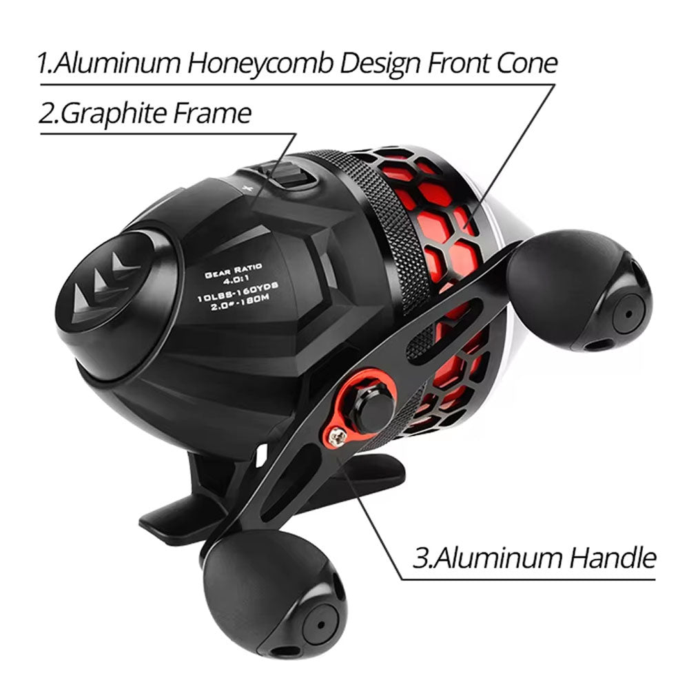Professional High-Speed Spincast Fishing Reel for All Anglers