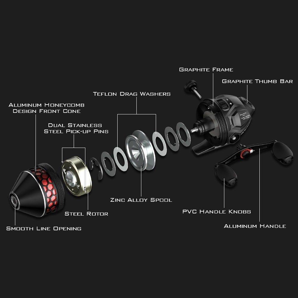 Professional High-Speed Spincast Fishing Reel for All Anglers