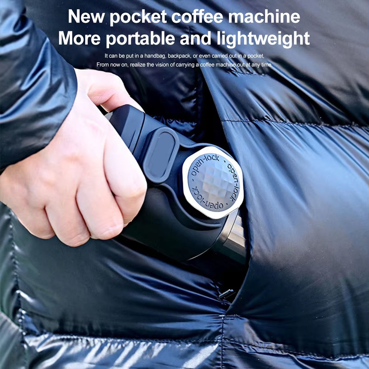 CoffyEpt 15 BAR Manual Portable Espresso Maker
