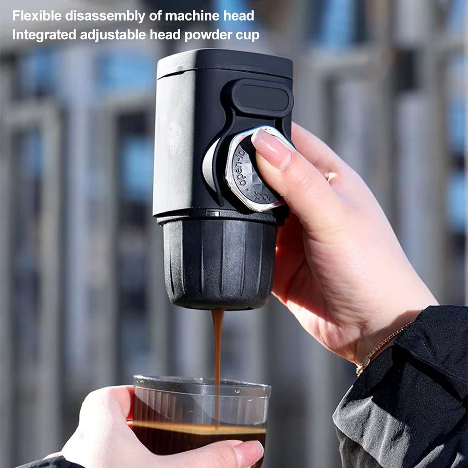 CoffyEpt 15 BAR Manual Portable Espresso Maker