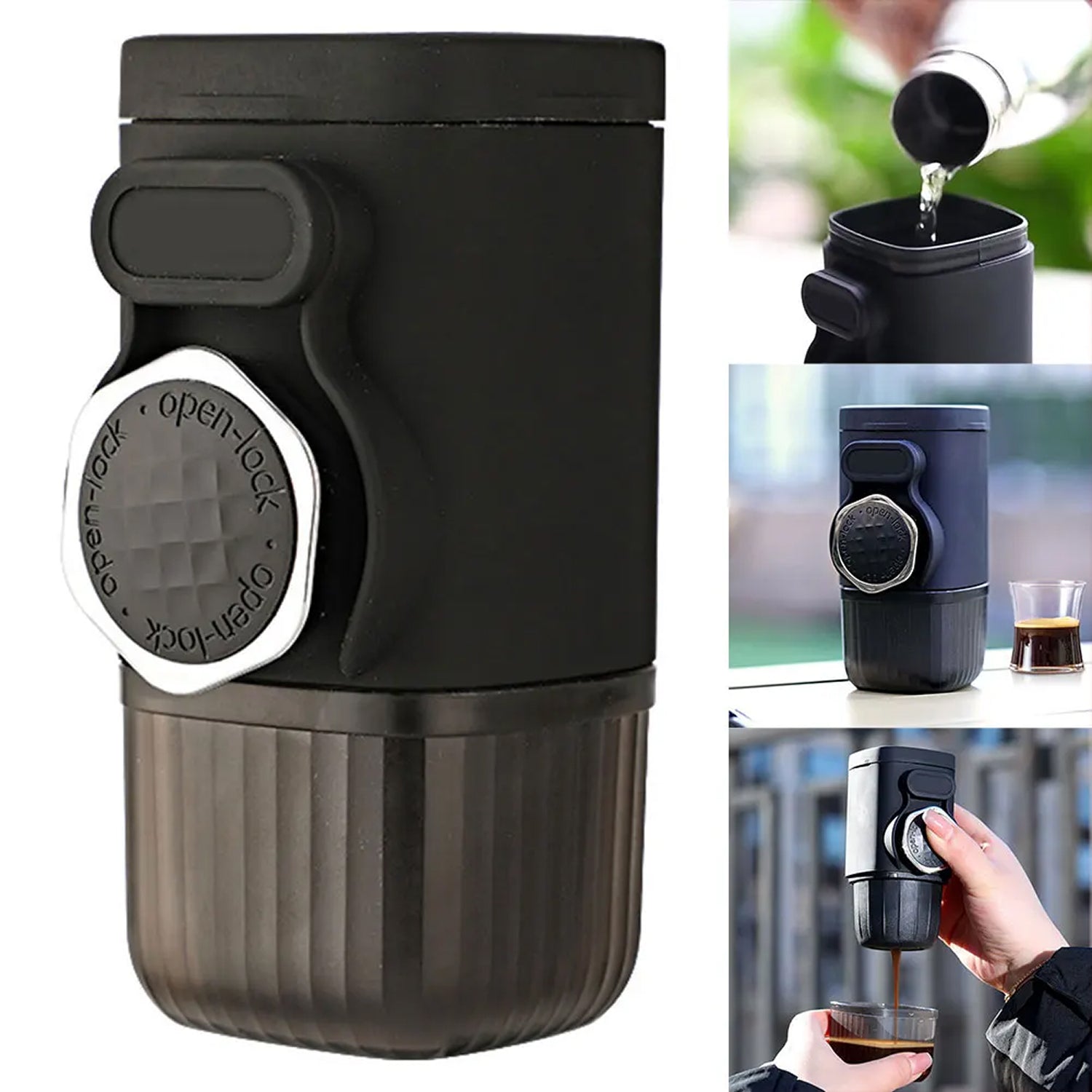 CoffyEpt 15 BAR Manual Portable Espresso Maker