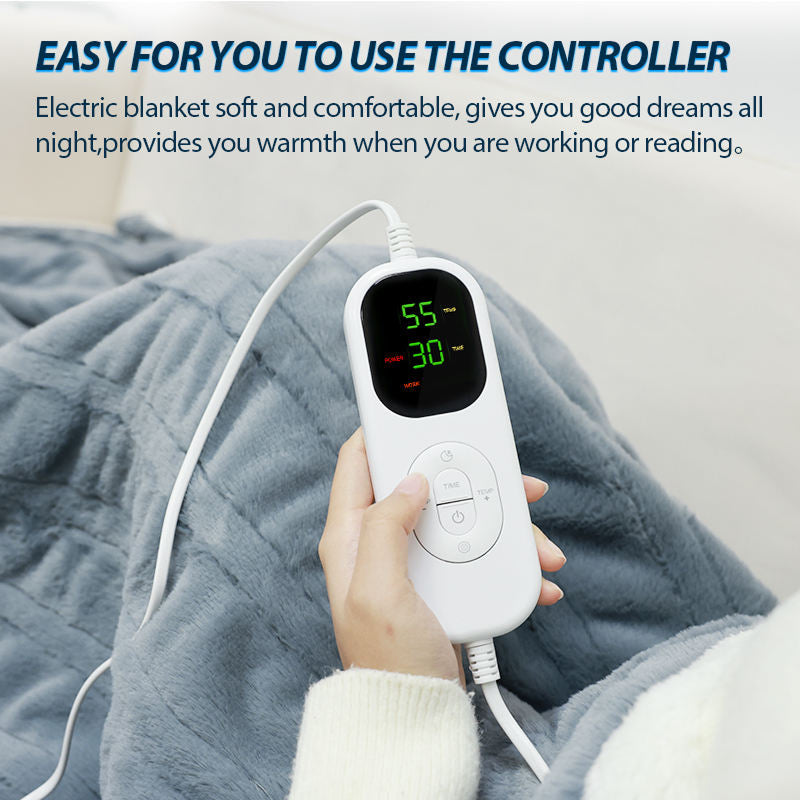 ElecCozi Zero Radiation Heated Blanket for Therapeutic Muscle Relief