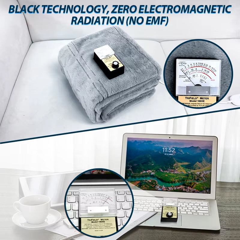 ElecCozi Zero Radiation Heated Blanket for Therapeutic Muscle Relief